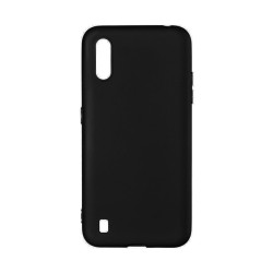 Soft Silicon Case for Samsung Galaxy A01/M01 Black Soft Silicon Case for Samsung Galaxy A01/M01 Black